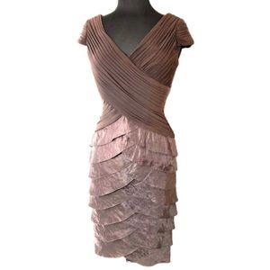 Adrianna Papell dressy piece with stretch top and a lightweight layered skirt